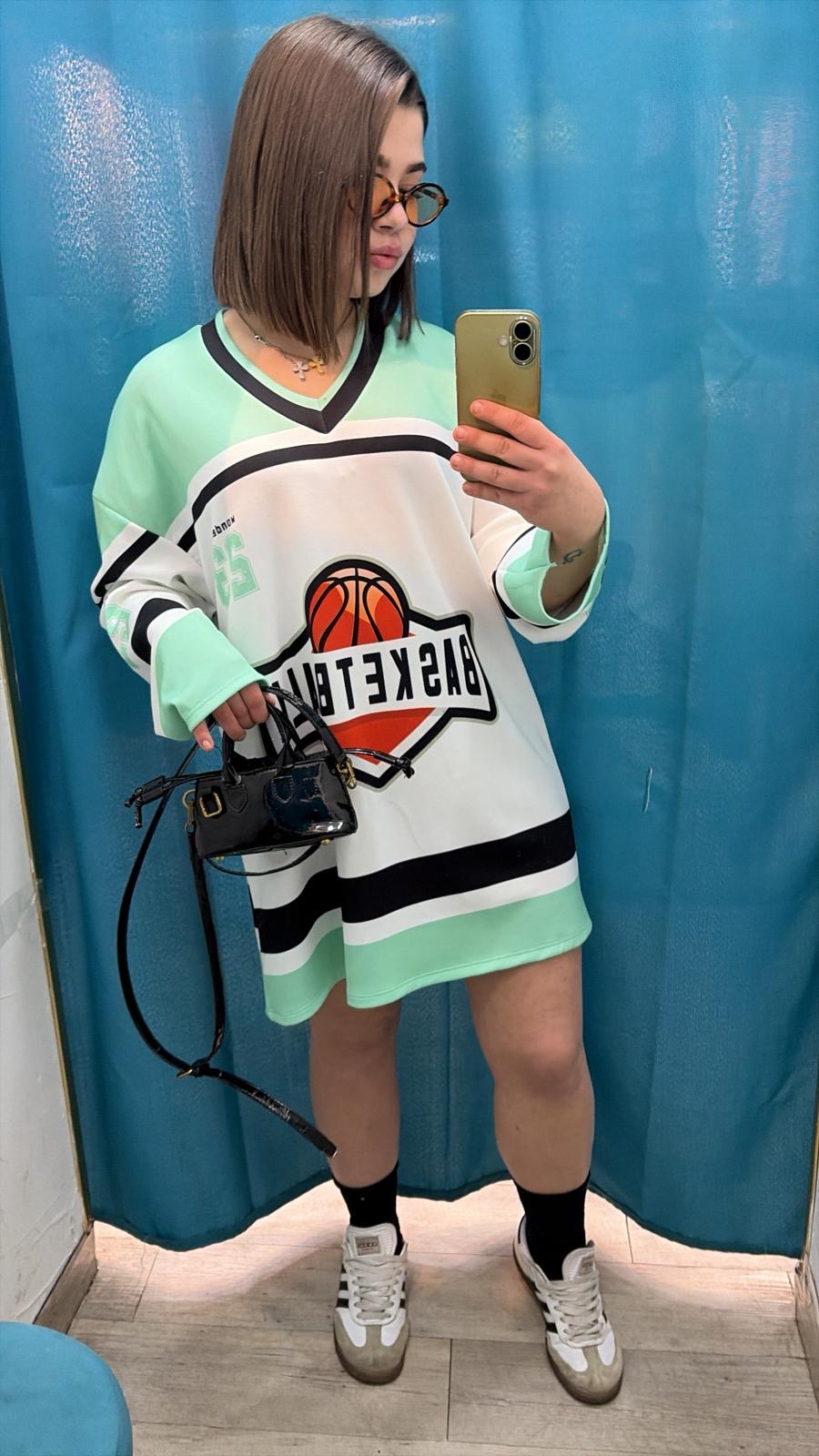 Maxy magliettone basket