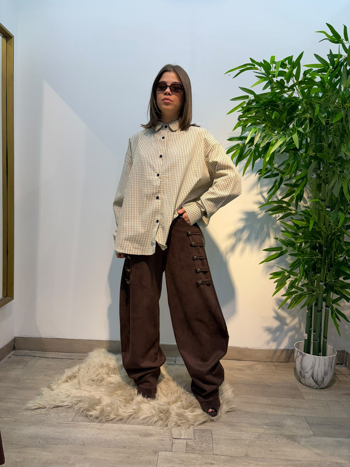 Pantalone botton